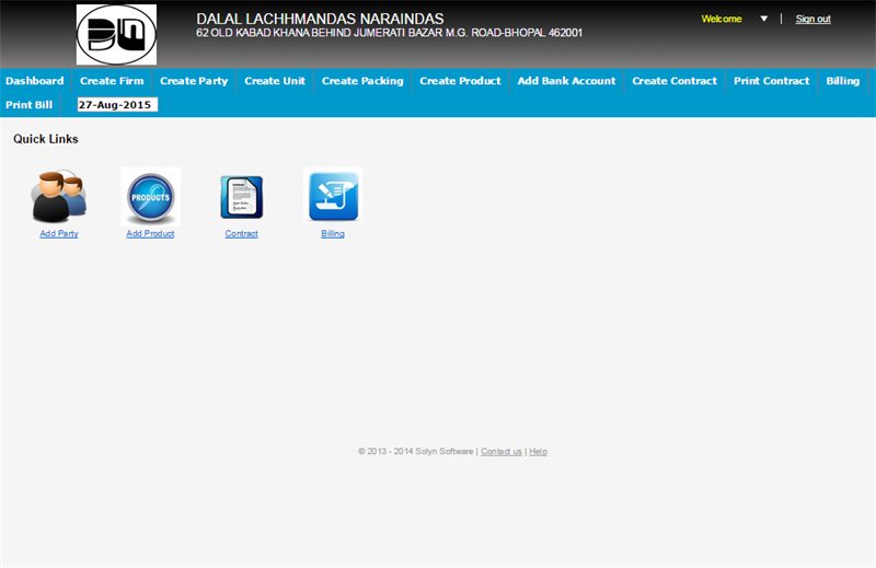 Brokerage Management Software screenshot